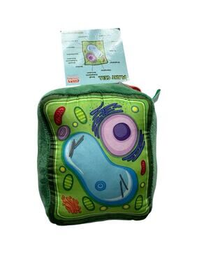 GIANT MICROBES PLANT CELL Stuffed Plush Wall Biology Science NWT #6997